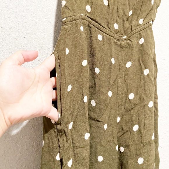 Faithful the Brand Playa Tie Back Jumpsuit Ronja Polka Dot Print Size 4 - Picture 7 of 14